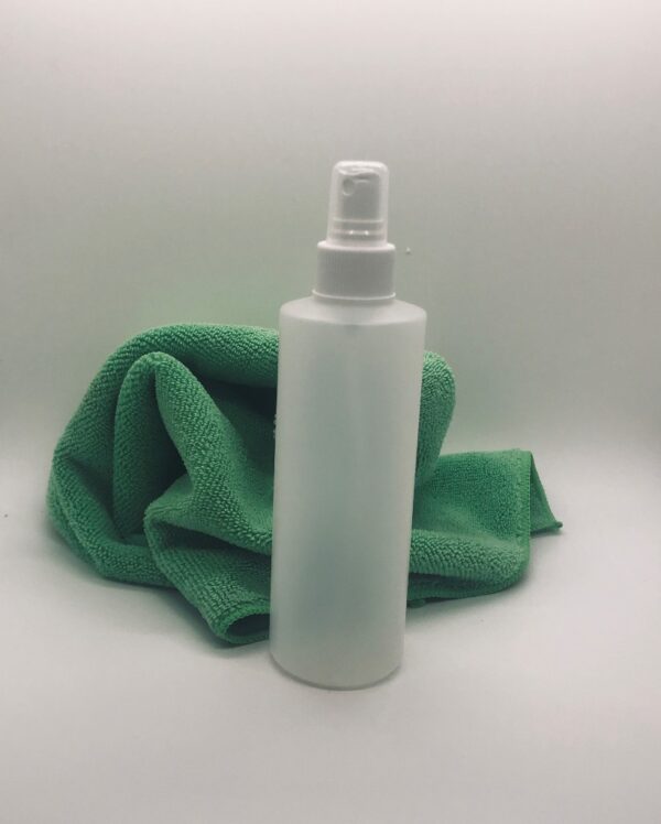250 ml natural hdpe bottle with sprayer