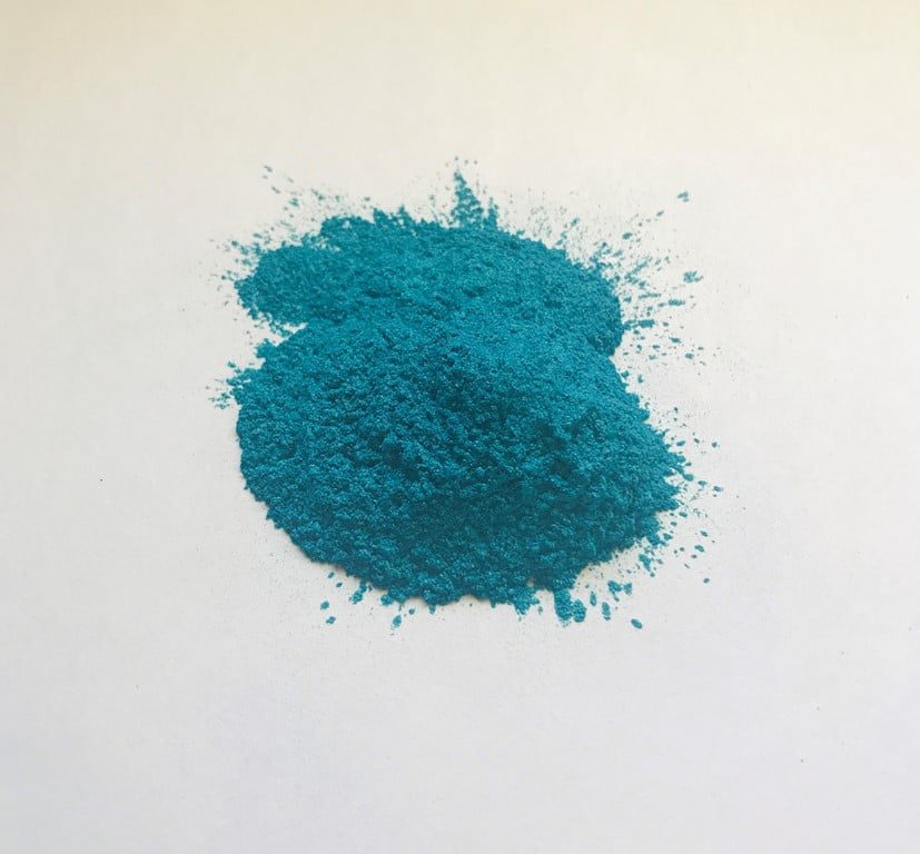 turquoise mica